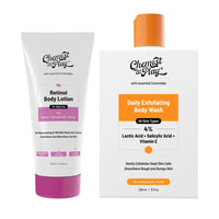 Retinol Body Lotion + Brightening Face Wash