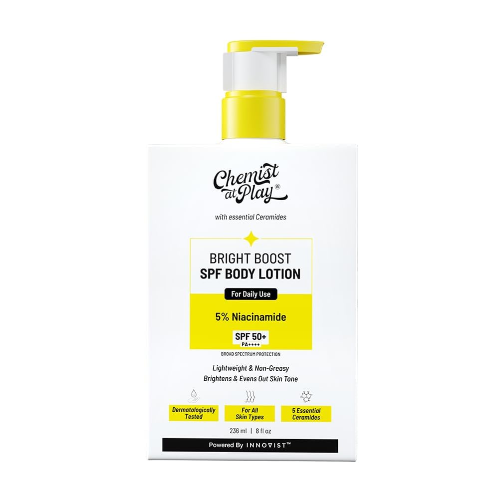 Chemist at Play AHA Body Lotion for Dry Skin, 236ml, Unisex Adult Formula, Vegan and Fragrance-Free (23)