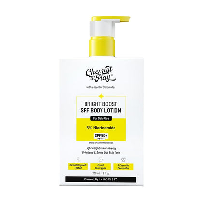 Chemist at Play AHA Body Lotion for Dry Skin, 236ml, Unisex Adult Formula, Vegan and Fragrance-Free (23)