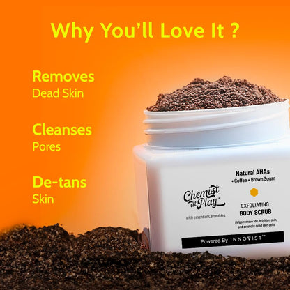 Chemist at Play Beauty Exfoliating Body Scrub for Adult Body Care - front view