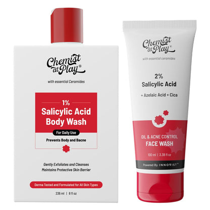 Chemist at Play Body Wash and Face Wash Set, 236ml + 100ml, Unisex Adult (10)