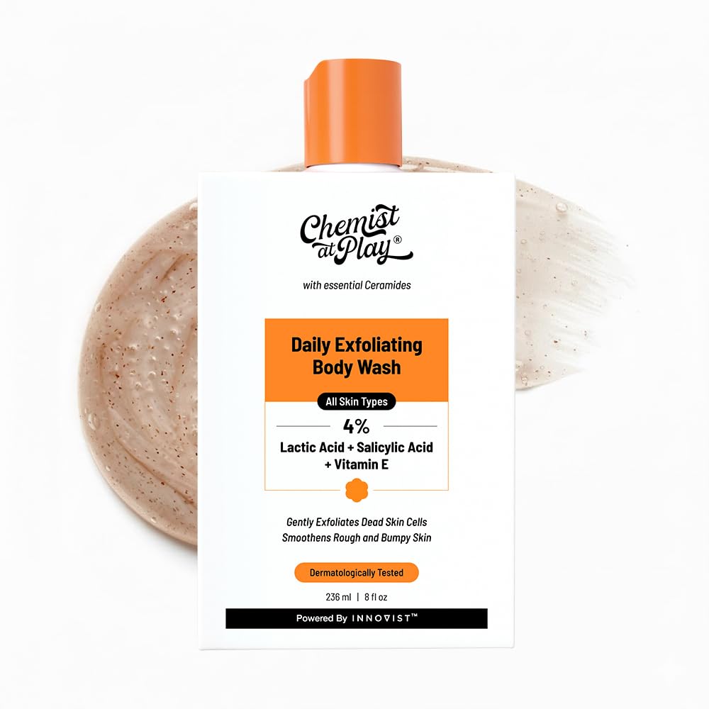 Chemist at Play Exfoliating and Acne Control Body Wash, 236ml Each, Pack of 2 - front view
