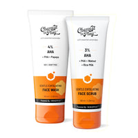 Exfoliating Face Wash + Exfoliating Face Scrub