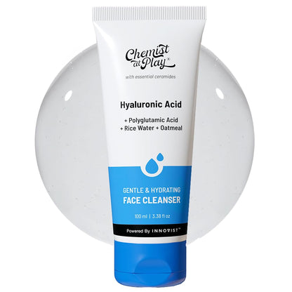 Chemist at Play Gentle and Hydrating Face Cleanser, Unisex Adult Face Wash, Pack of 1 - front view