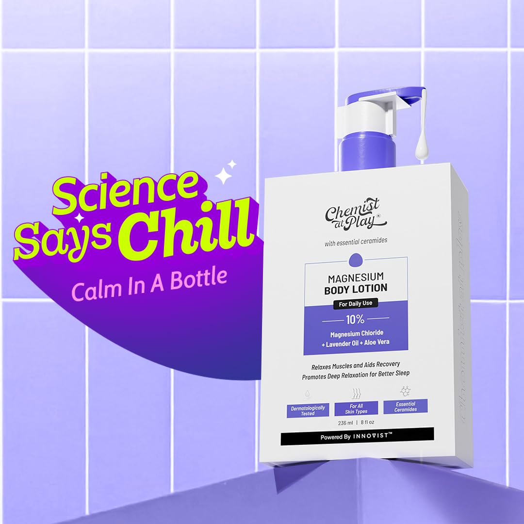 Chemist at Play Hydrating Body Lotion with Rice Water and Hyaluronic Acid, 200ml, Vegan - in use