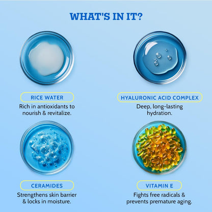 Chemist at Play Intensely Hydrating Gel Sunscreen SPF 50+ PA++++, 45gm, Hyaluronic Acid and Ceramides - close-up detail