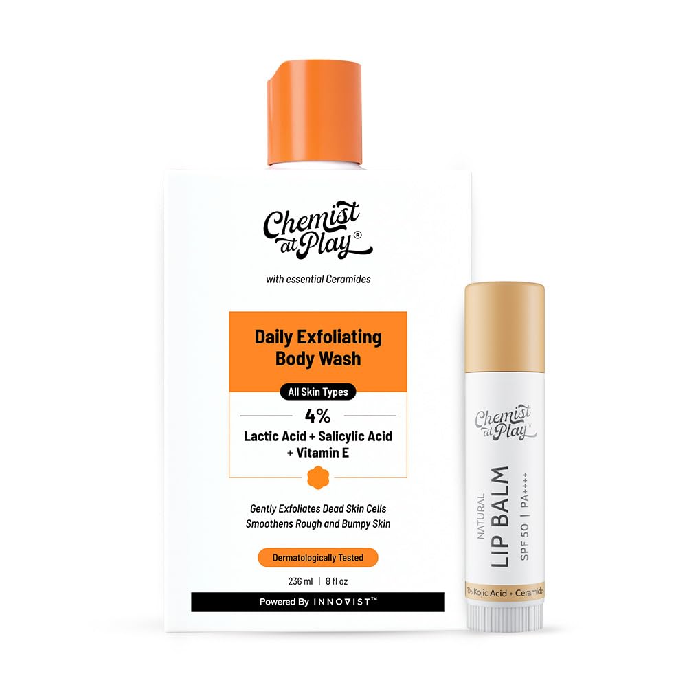 Chemist at Play Lip Balm & 10% Vitamin C Face Serum Combo SPF 50 PA++++ Vegan Dermatologically Tested (15)