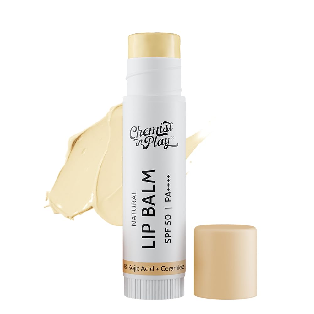 Chemist at Play Lip Balm & 10% Vitamin C Face Serum Combo SPF 50 PA++++ Vegan Dermatologically Tested - label detail (16)