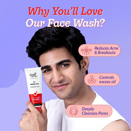 Chemist at Play Salicylic Acid Face Wash, 2% Formula, 100 ml, Unisex - packaging (11)