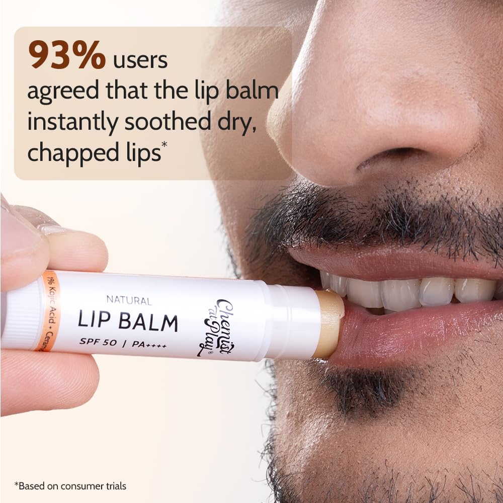 Chemist at Play Tinted Cherry Lip Balm SPF 50 PA++++ with 1% Kojic Acid, 4.5g - ingredients panel (19)