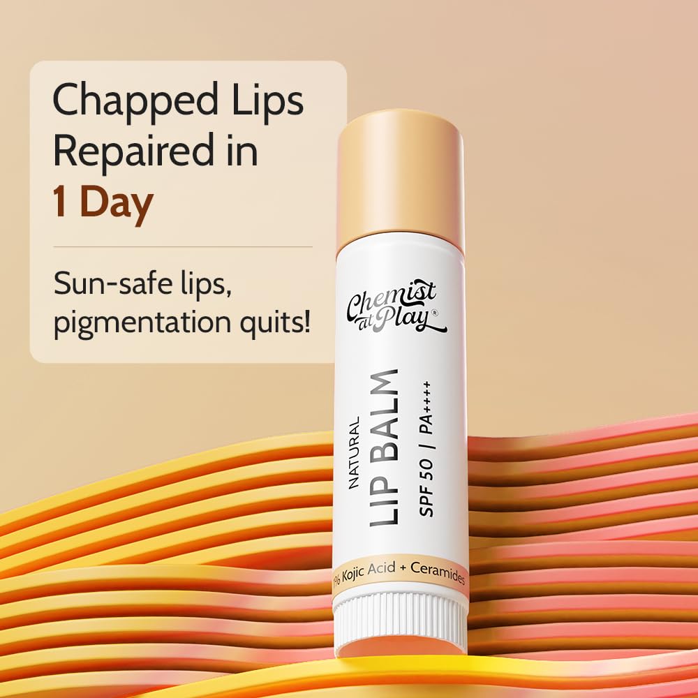 Chemist at Play Tinted Cherry Lip Balm SPF 50 PA++++ with 1% Kojic Acid, 4.5g - in use (21)
