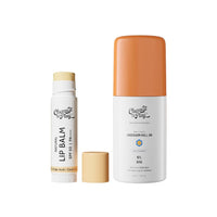 Natural Lip Balm + Aqua Roll On