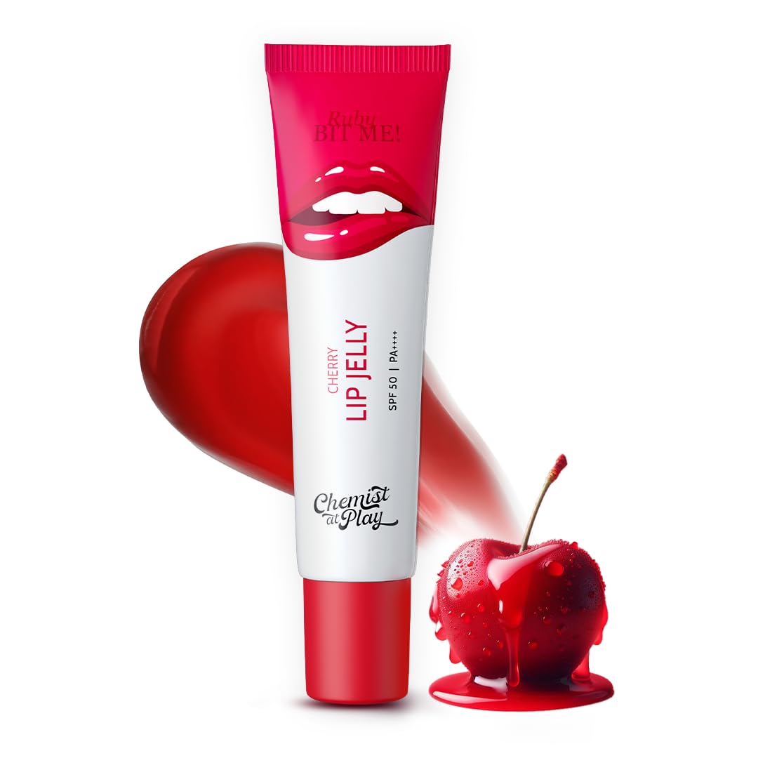 Chemist at Play Tinted Lip Balm SPF 50 PA+++ with 2% Kojic Acid, Ceramides, Hyaluronic Acid, Peptides, 10gms