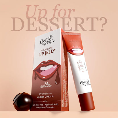 Chemist at Play Tinted Lip Balm SPF 50 PA+++ with 2% Kojic Acid, Ceramides, Hyaluronic Acid, Peptides, 10gms - front view (17