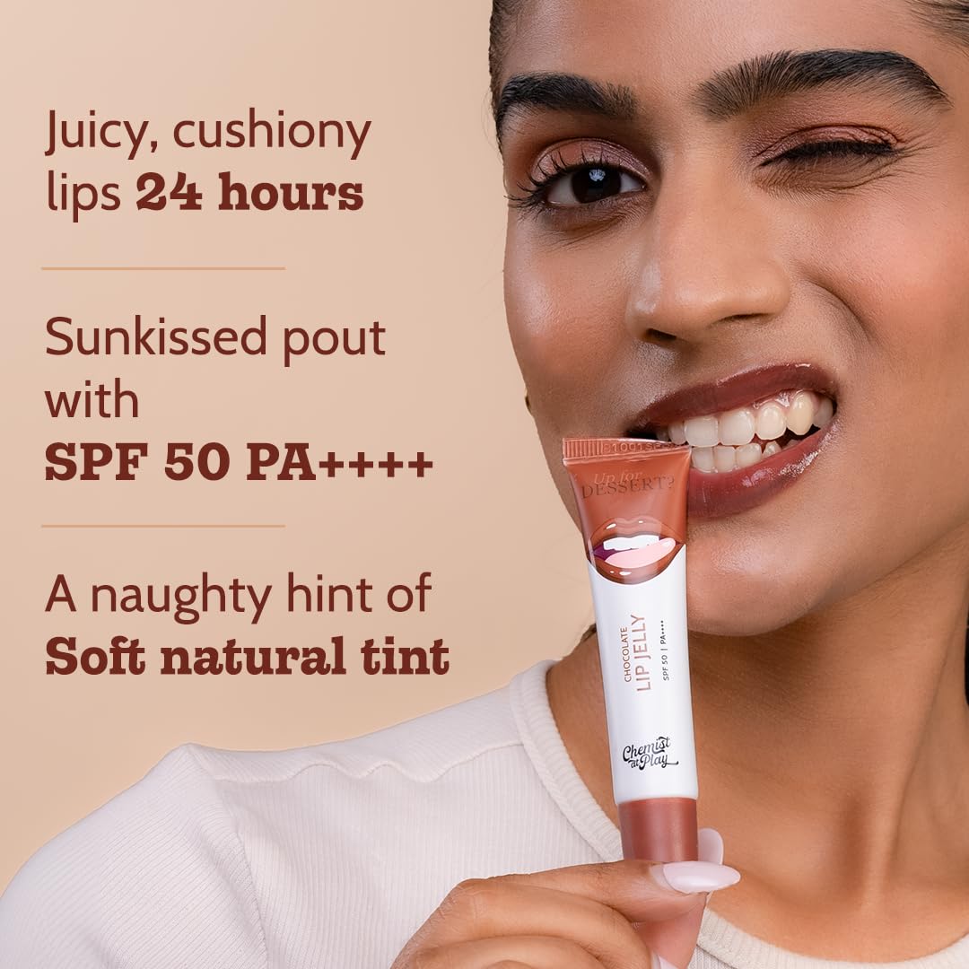 Chemist at Play Tinted Lip Balm SPF 50 PA+++ with 2% Kojic Acid, Ceramides, Hyaluronic Acid, Peptides, 10gms - packaging (18)