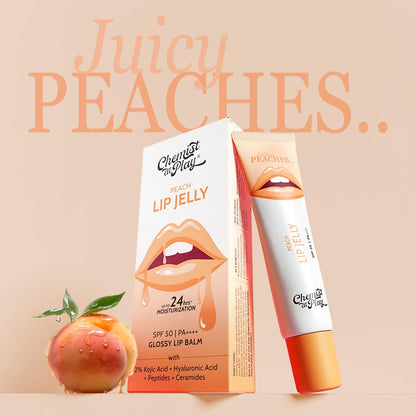 Chemist at Play Tinted Lip Balm SPF 50 PA+++ with 2% Kojic Acid, Ceramides, Hyaluronic Acid, Peptides, 10gms - front view (9)