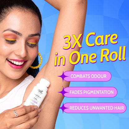 Chemist at Play UnderArm Roll On Deodorant with 5% AHA, 1% Mandelic Acid, 0% Aluminium, 0% Alcohol, 40ml - packaging (13)