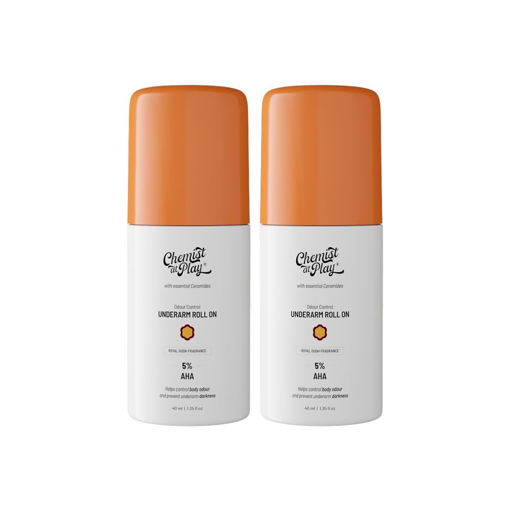 Chemist at Play UnderArm Roll On Deodorant with 5% AHA, 1% Mandelic Acid, 0% Aluminium, 0% Alcohol, 40ml (7)