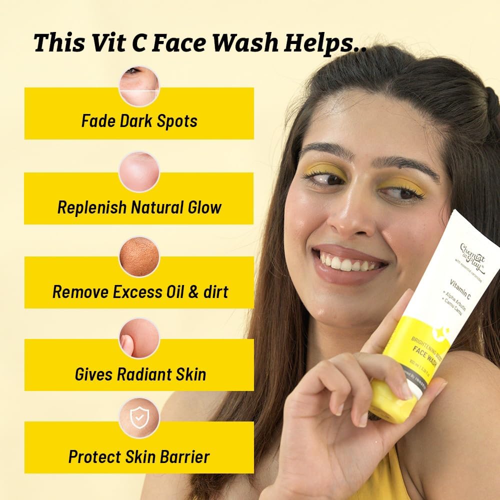 Chemist at Play Vitamin C Face Wash, 100ml, Camu Camu, Niacinamide, Unisex - ingredients panel (13)
