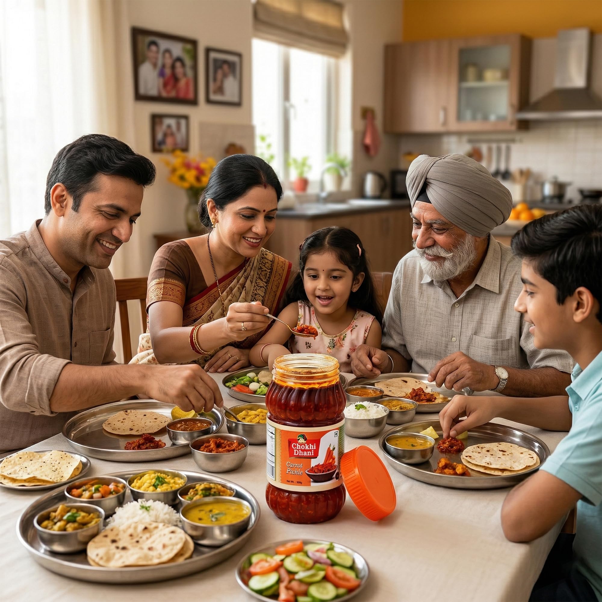 Chokhi Dhani Garlic Pickle, 200g, Indian Lehsun Ka Achar, Mustard Oil Based Pickle - ingredients panel (13)