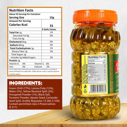 Chokhi Dhani Garlic Pickle, 200g, Indian Lehsun Ka Achar, Mustard Oil Based Pickle - ingredients panel (21)