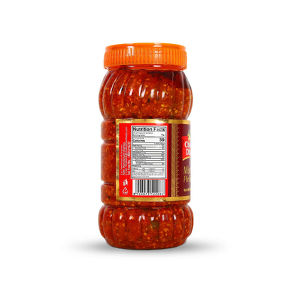 Chokhi Dhani Garlic Pickle, Lahsun Achar, Pack of 2, Traditional Indian Pickle, Vegetarian - close-up detail (34)