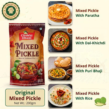 Chokhi Dhani Green Chilli Pickle 200g, Spicy & Tangy Indian Pickle, Homemade Style - ingredients panel (14)