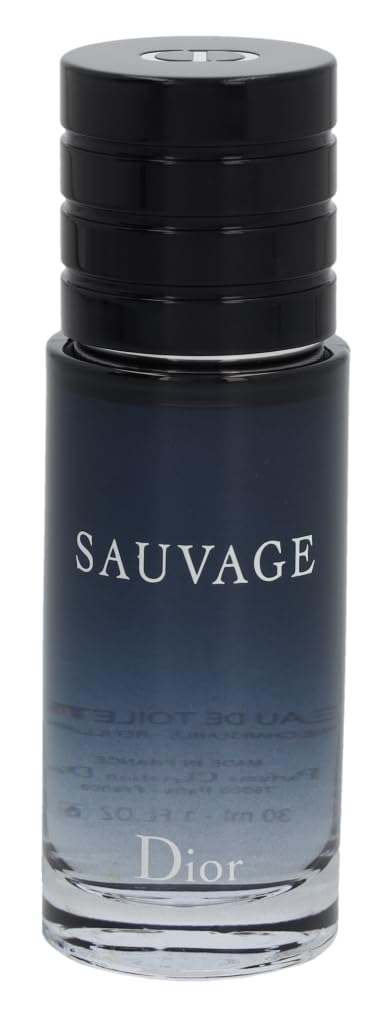 Christian Dior Sauvage Eau de Toilette for Men, 100ml, Woody Spicy Fragrance - front view