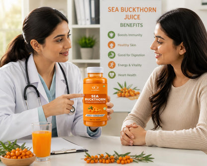 COMFORT Sea Buckthorn Himalayan Pulp,300 ML (PACK OF 1) Concentrate 50 Glasses Made for Your Total Body Care & Wellness Rich 
