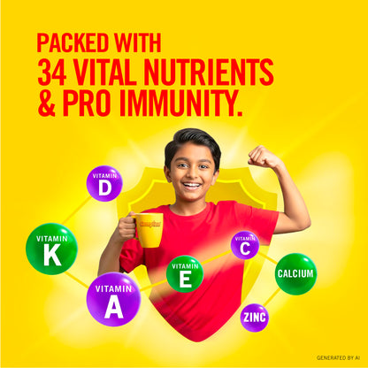 Complan Nutrition Drink Powder for Children, Royale Chocolate Flavour, 1 kg Carton (30 Servings) - packaging