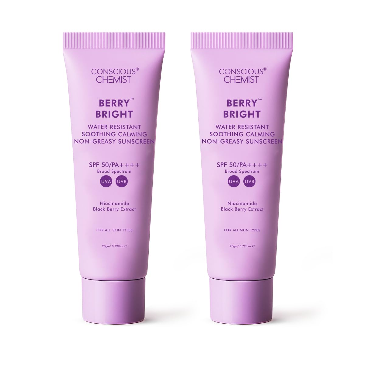 Conscious Chemist Berry Bright SPF 50 PA++++ Water Resistant Face Sunscreen Gel (9)