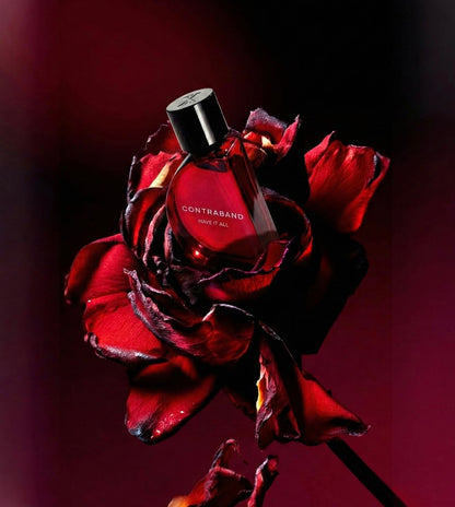 Contraband Eau de Parfum Have It All, Unisex Vanilla Musky Floral Fruity Fragrance, Warm Floral Notes - packaging (17)
