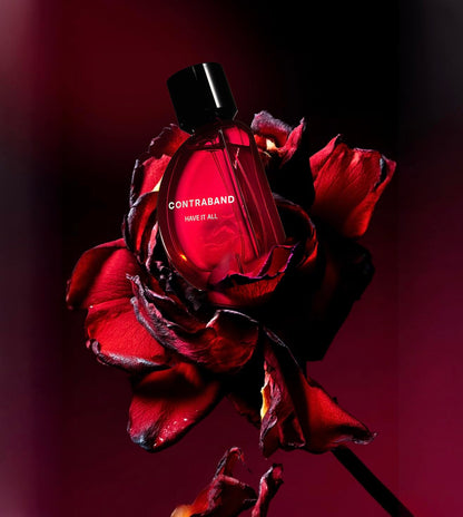 Contraband Eau de Parfum Have It All, Unisex Vanilla Musky Floral Fruity Fragrance, Warm Floral Notes - packaging (21)