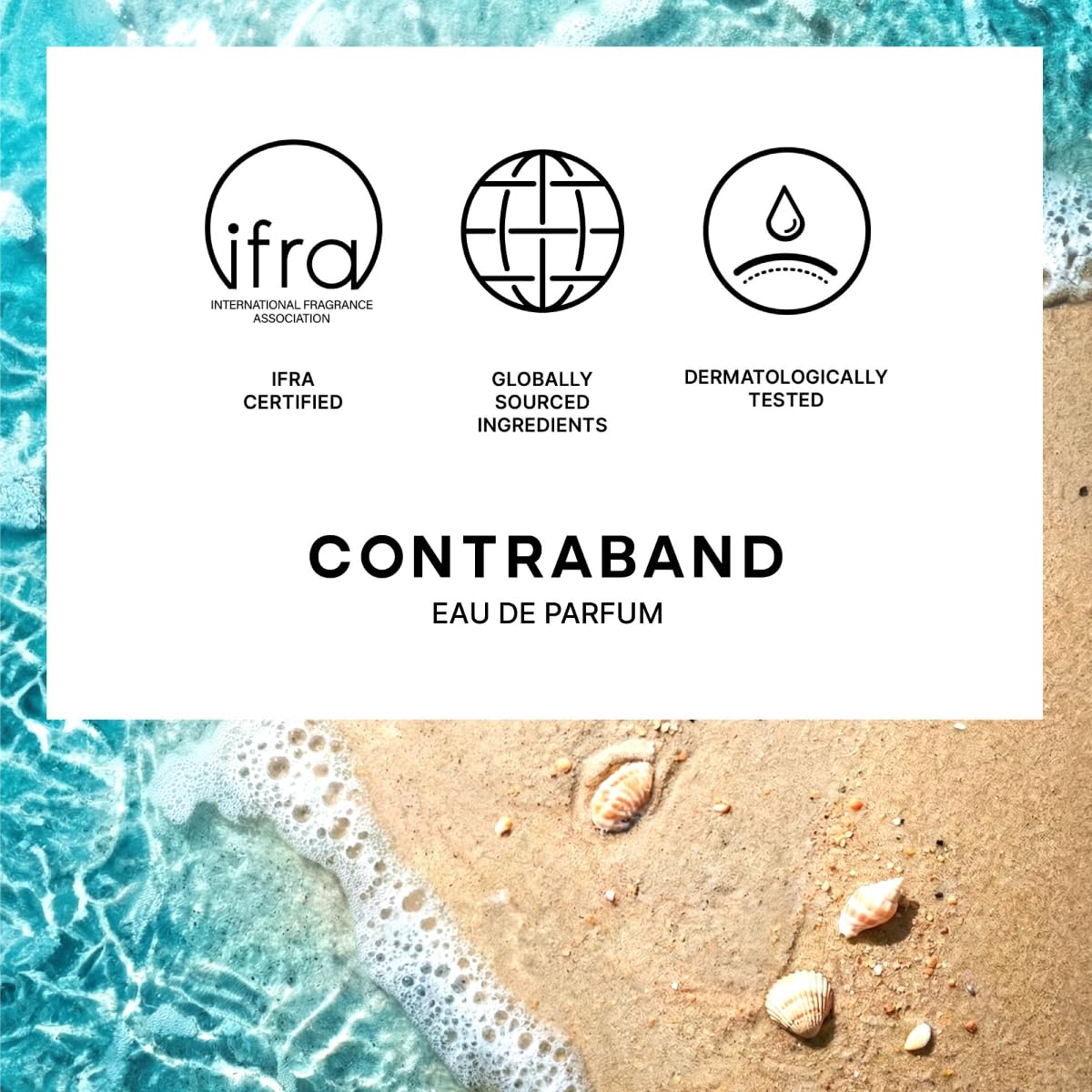 Contraband You Again Eau de Parfum, Unisex Aquatic Musk and Amber Fragrance - in use (12)