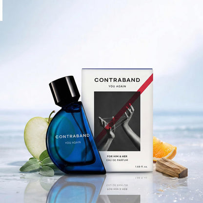 Contraband You Again Eau de Parfum, Unisex Aquatic Musk and Amber Fragrance - front view (15)
