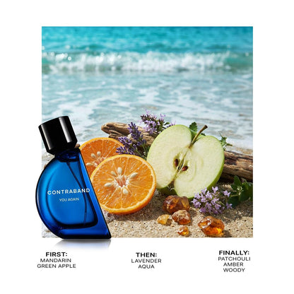 Contraband You Again Eau de Parfum, Unisex Aquatic Musk and Amber Fragrance - back view (16)