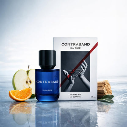 Contraband You Again Eau de Parfum, Unisex Fragrance with Aquatic, Musk and Amber Notes - front view (10)