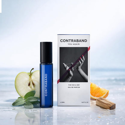 Contraband You Again Eau de Parfum, Unisex Fragrance with Aquatic, Musk and Amber Notes - front view