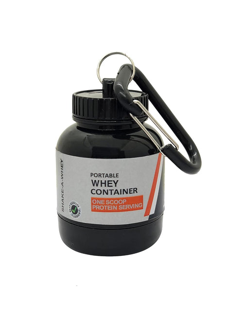 COOL INDIANS Portable Supplement Funnel Keychain Container, 75cc BPA-Free Plastic with Carabiner Clip