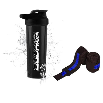 COOL INDIANS Protein Shaker Bottle with Mixing Ball & Wrist Support Band, 300g, Modern Style (8)