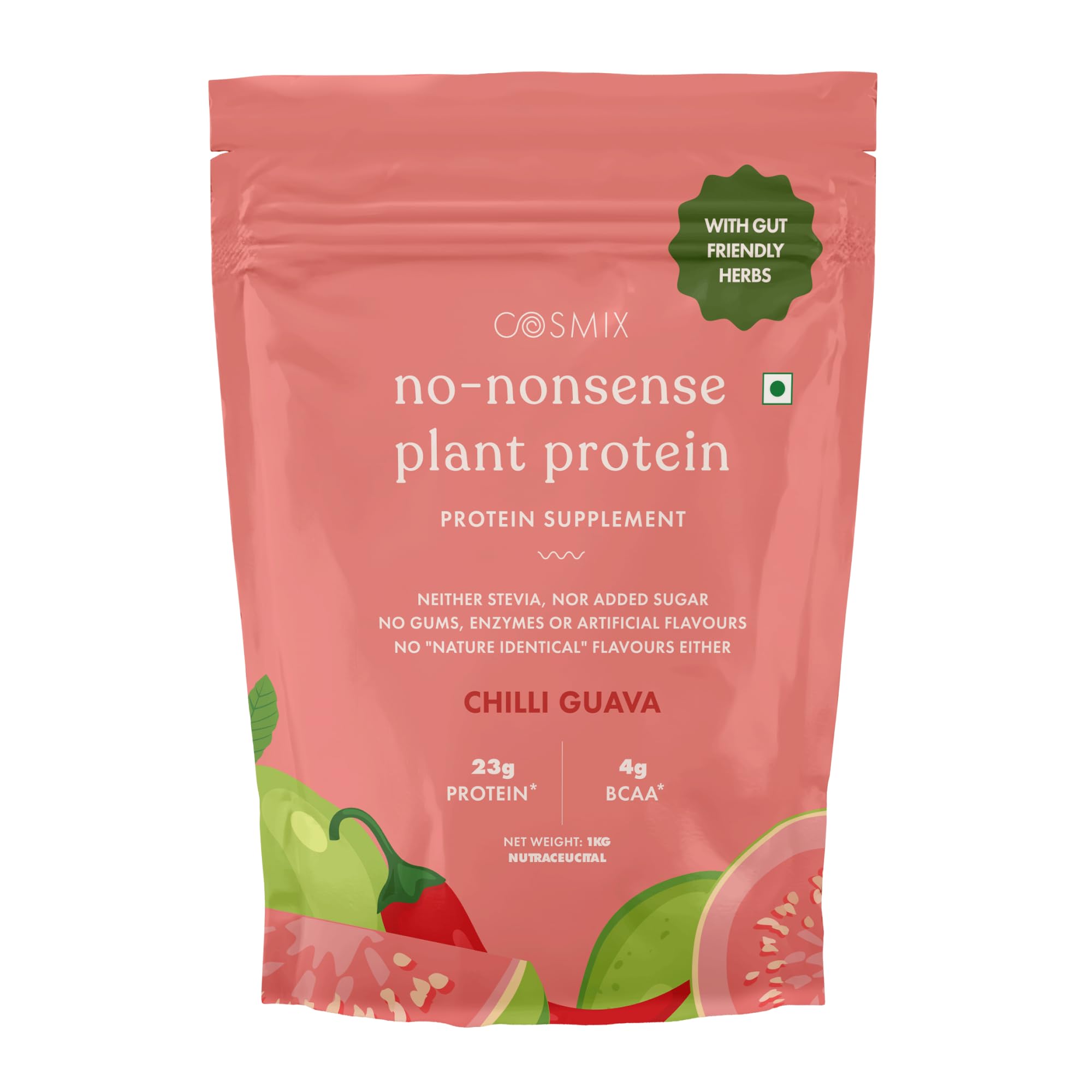cosmix No-Nonsense Plant Protein, 500g, Chikamagalur Mocha, Pea & Rice Isolate, Vegan Formula (23)