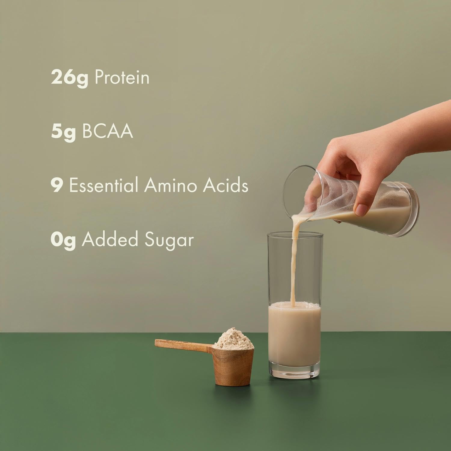 cosmix No-Nonsense Plant Protein, 500g, Chikamagalur Mocha, Pea & Rice Isolate, Vegan Formula - front view (38)