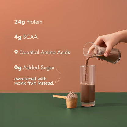 cosmix No-Nonsense Plant Protein, 500g, Chikamagalur Mocha, Pea & Rice Isolate, Vegan Formula - front view (43)