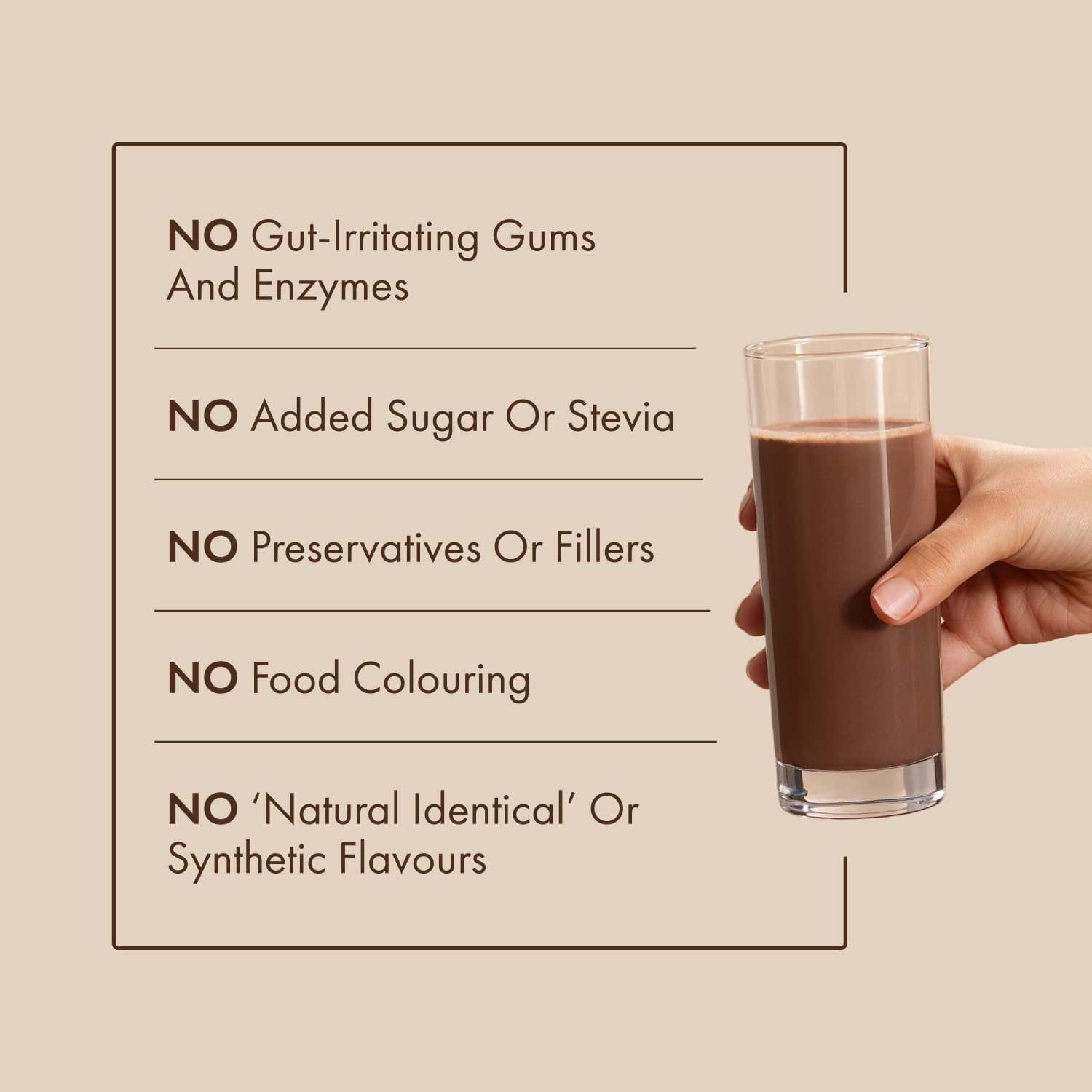 cosmix No-Nonsense Plant Protein, 500g, Chikamagalur Mocha, Pea & Rice Isolate, Vegan Formula - packaging (44)