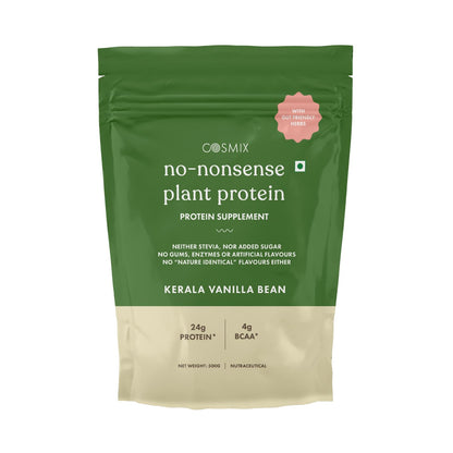 cosmix No-Nonsense Plant Protein, 500g, Chikamagalur Mocha, Pea & Rice Isolate, Vegan Formula (48)
