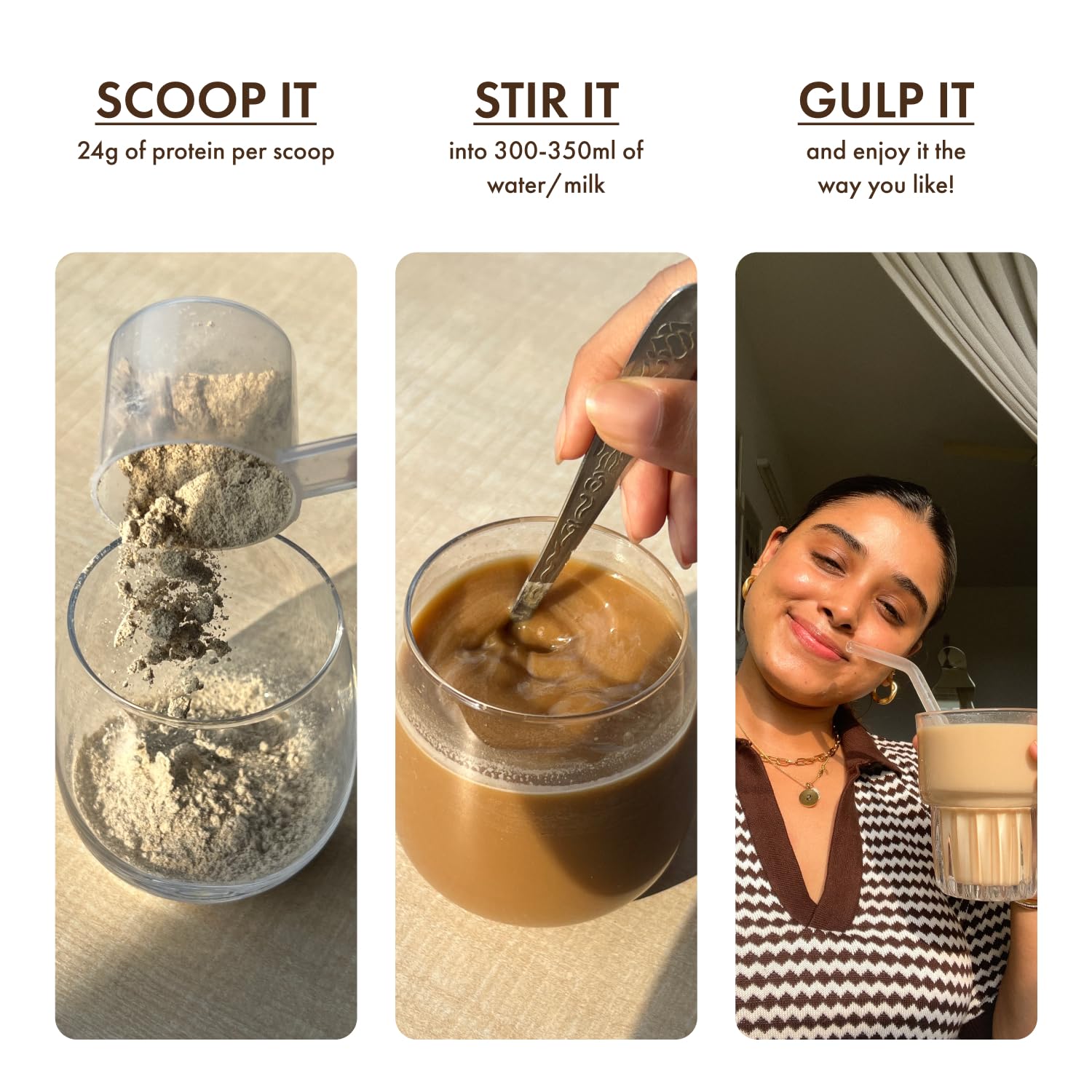 cosmix No-Nonsense Plant Protein, 500g, Chikamagalur Mocha, Pea & Rice Isolate, Vegan Formula - label detail (51)