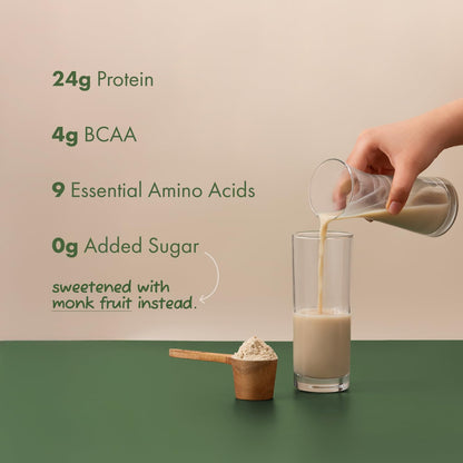 cosmix No-Nonsense Plant Protein, 500g, Chikamagalur Mocha, Pea & Rice Isolate, Vegan Formula - front view (54)