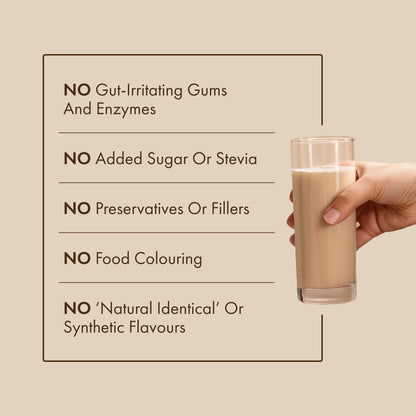 cosmix No-Nonsense Plant Protein, 500g, Chikamagalur Mocha, Pea & Rice Isolate, Vegan Formula - back view (55)