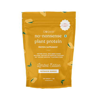 cosmix No-Nonsense Plant Protein, 500g, Chikamagalur Mocha, Pea & Rice Isolate, Vegan Formula (74)
