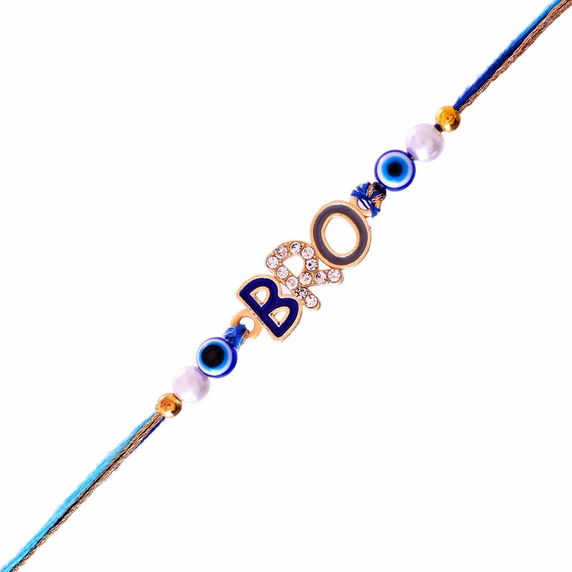 CraftWala BRO Kids Rakhi for Brother | Stylish Evil Eye Rakhi for Boys, Bhai, Bhaiya | Raksha Bandhan Rakhi Gift Combo Set wi